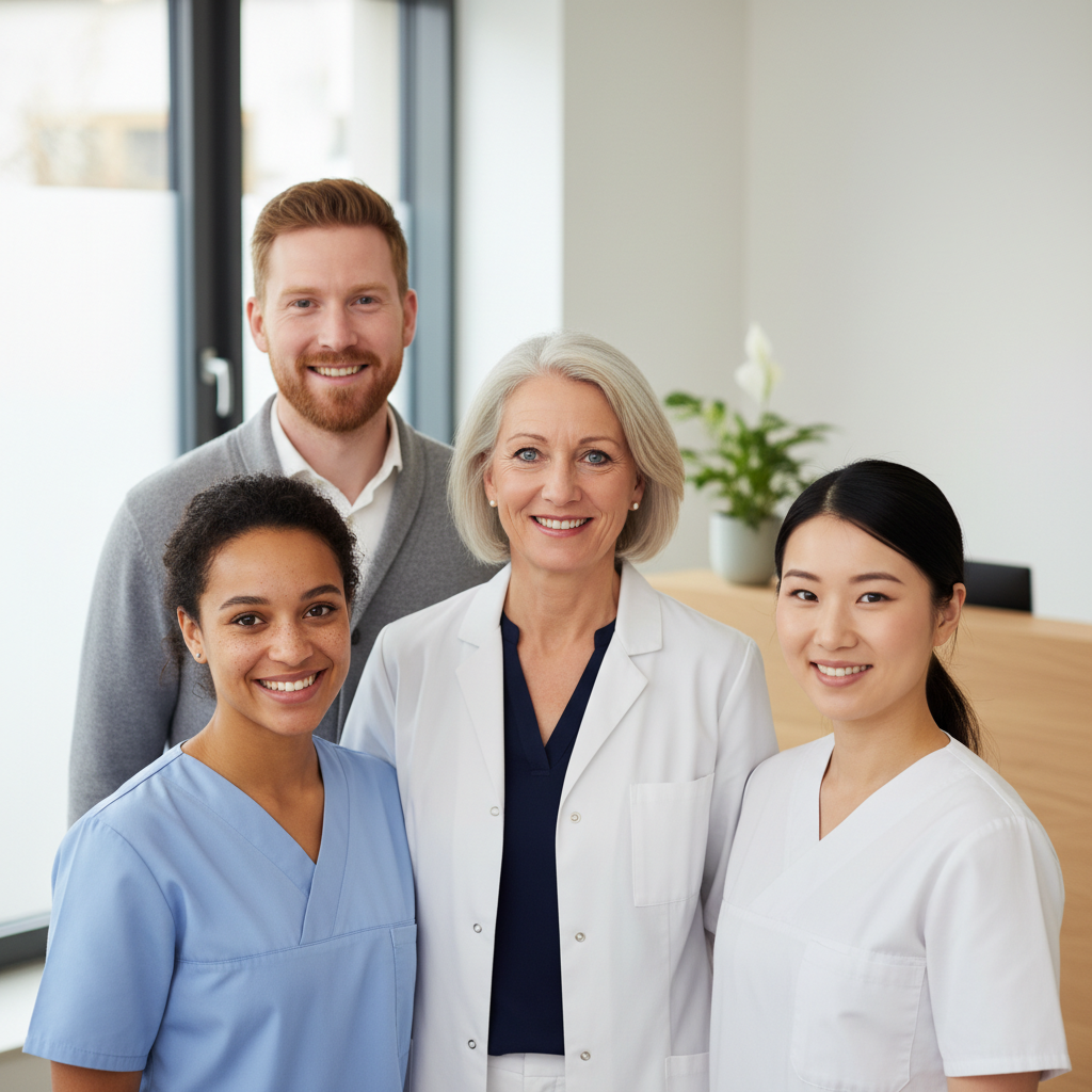 Das Team der Hausarztpraxis Dr. Schäfer